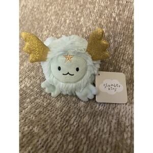 Slumberkins Light Blue Gold Floof Mini Plush Stuffed Animal Toy Dragons Sidekick